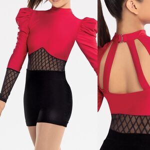 Revolution solo red black velvet biketard ZERO TO SIXTY
RC22732 LA-Large adult